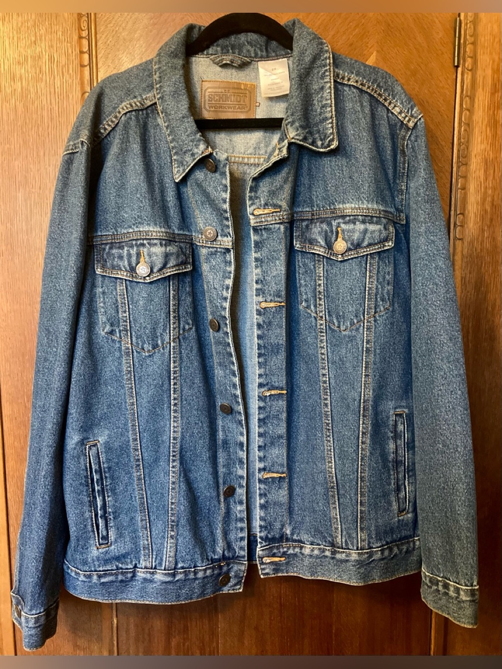 Schmidt Workwear Denim Jacket,
size 2X